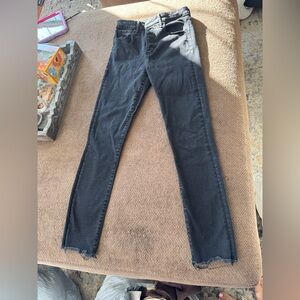 Abercrombie & Fitch Dark Gray Skinny Jeans